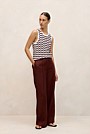 Linen Pintucked Pant
