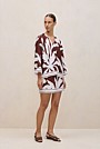 Wakame Border Stripe Popover Top