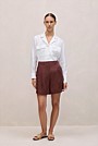Delave Linen Tailored Short