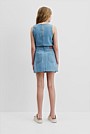 Teen Denim Pocket Mini Skirt