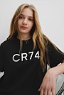 Teen Cotton Blend Longline Logo T-Shirt