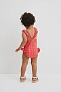 Gingham Frill Bather