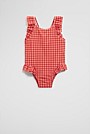 Gingham Frill Bather