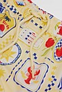 Stamp Print Boardshort