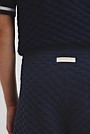 Textured Knit Short