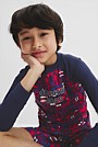 Lobster Geometric Rash Vest