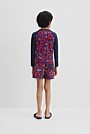 Lobster Geometric Rash Vest