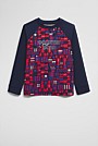 Lobster Geometric Rash Vest