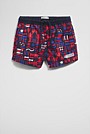Lobster Geometric Board Short