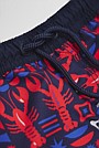 Lobster Geometric Board Short