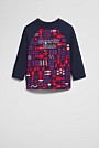 Lobster Geometric Rash Vest