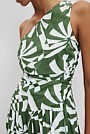 Organically Grown Cotton Asymmetric Maxi Dress
