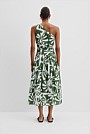 Organically Grown Cotton Asymmetric Maxi Dress