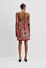Organically Grown Linen Frayed Mini Dress