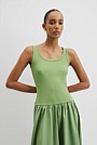Spliced Tank Dress