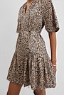 Print Tiered Mini Dress