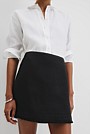 Frayed Mini Skirt