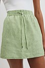 Organically Grown Linen Pull On Linen Skirt