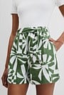Organically Grown Linen Print Short