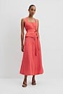 Organically Grown Linen Blend Halter Neck Top