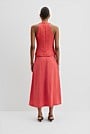 Organically Grown Linen Blend Halter Neck Top