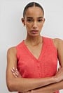 Organically Grown Cotton Linen Blend Vest