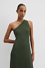 One Shoulder Rib Dress