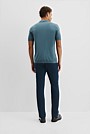 Australian Cotton Blend Silk Button Polo