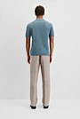 Organic Cotton Wave Knit Polo
