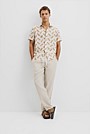 Regular Tencel Linen Print Shirt