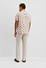 Regular Tencel Linen Print Shirt