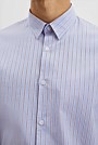 Long Sleeve Cotton Stretch Strap Shirt