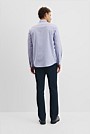 Long Sleeve Cotton Stretch Strap Shirt