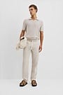 Australian Cotton V-Neck Knit Polo