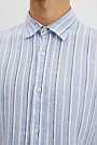 Organically Grown Linen Short Sleeve Regular Strap Shirt