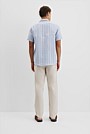 Organically Grown Linen Short Sleeve Regular Strap Shirt