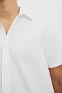 Short Sleeve Relaxed Good Earth Cotton Oxford Shirt