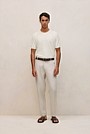 Cotton Linen Racking Stitch T-shirt