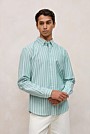 Regular Fit Yarn Dyed Stripe Oxford Shirt