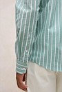 Regular Fit Yarn Dyed Stripe Oxford Shirt