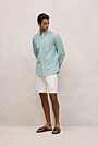 Regular Fit Yarn Dyed Stripe Oxford Shirt