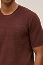 Cotton Linen Racking Stitch T-shirt