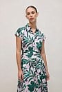 Arbour Cap Sleeve Midi Shirt Dress
