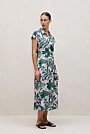 Arbour Cap Sleeve Midi Shirt Dress