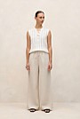 Mercerised Cotton Texture Knit Top