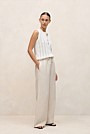 Mercerised Cotton Texture Knit Top
