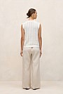Mercerised Cotton Texture Knit Top