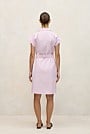 Cotton Poplin Cap Sleeve Shirt Dress
