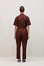 Stretch Linen Blend Pull On Pant