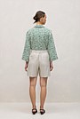 Yarn Dyed Linen Blend Tailored Short